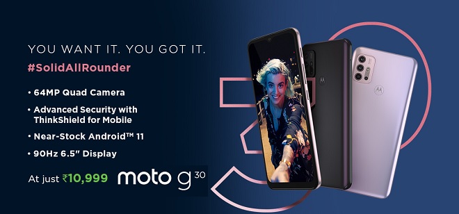 India Desire : Motorola Moto G30 Flipkart Price Rs 10999: Open Sale, Launch Date, Specifications & Buy Online In India